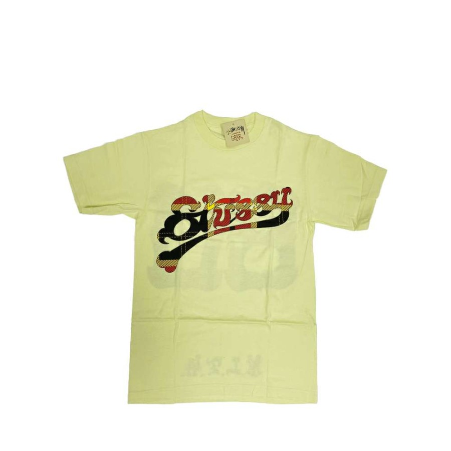 Heritage * | Stussy 80 Logo Yellow Tee Limited Edition Discount