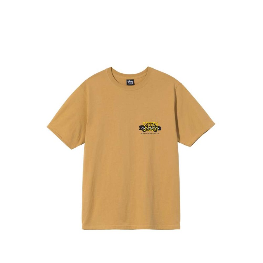 T-Shirts & Polo * | Stussy Taxi Cab Tee Khaki 1904694 Promotion