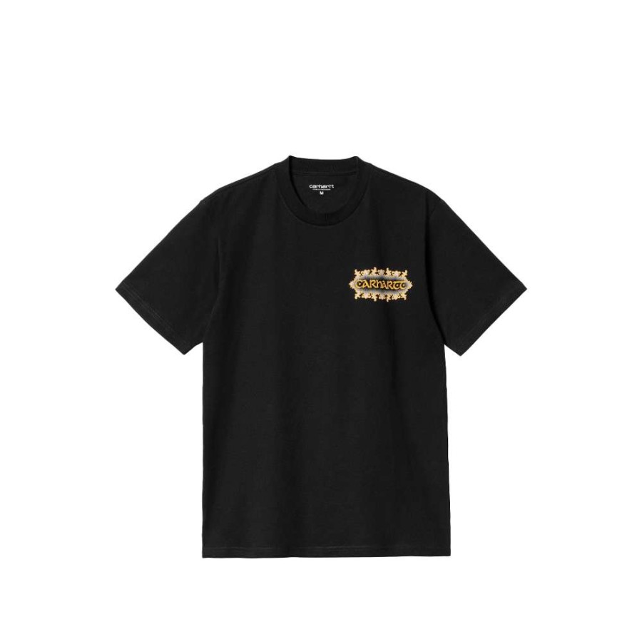 T-Shirts & Polo * | Carhartt Wip S/S Spaces T-Shirt Black I030665-19 Discount