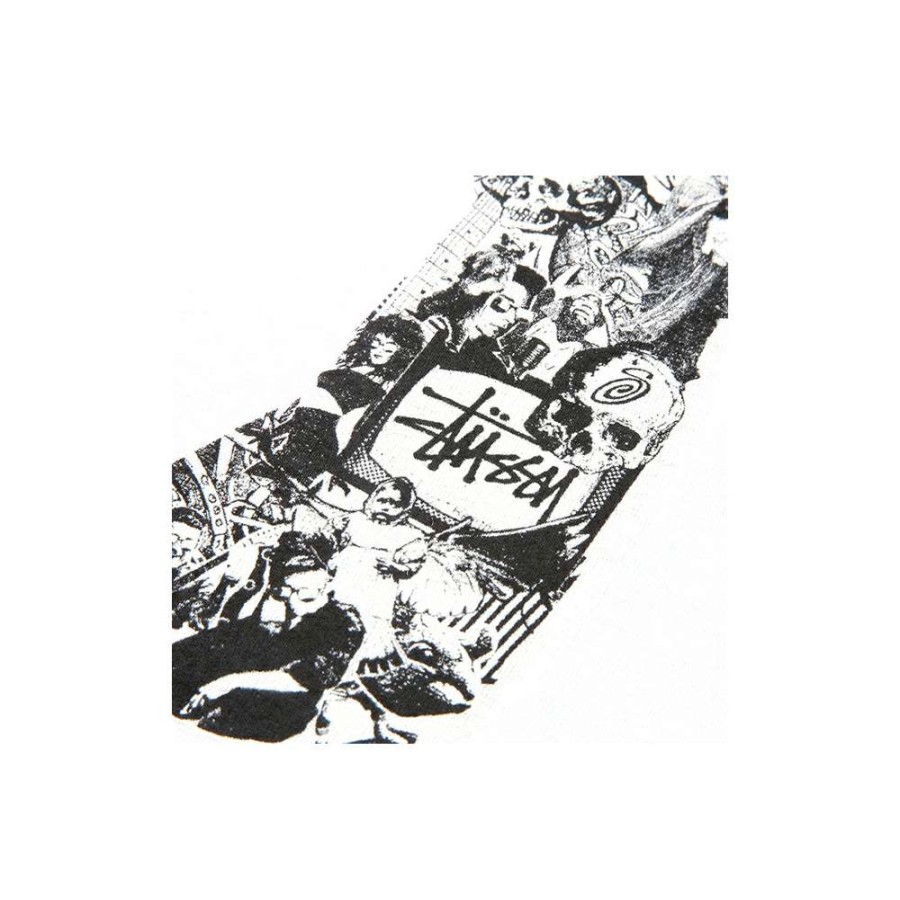 Heritage * | Stussy S Crown Collage Tee White Limited Edition Sale