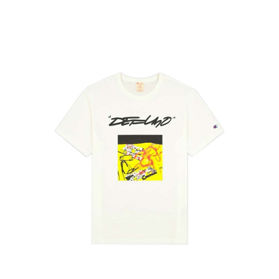 T-Shirts & Polo * | Defumo X Champion T-Shirt White 216409 Promotion