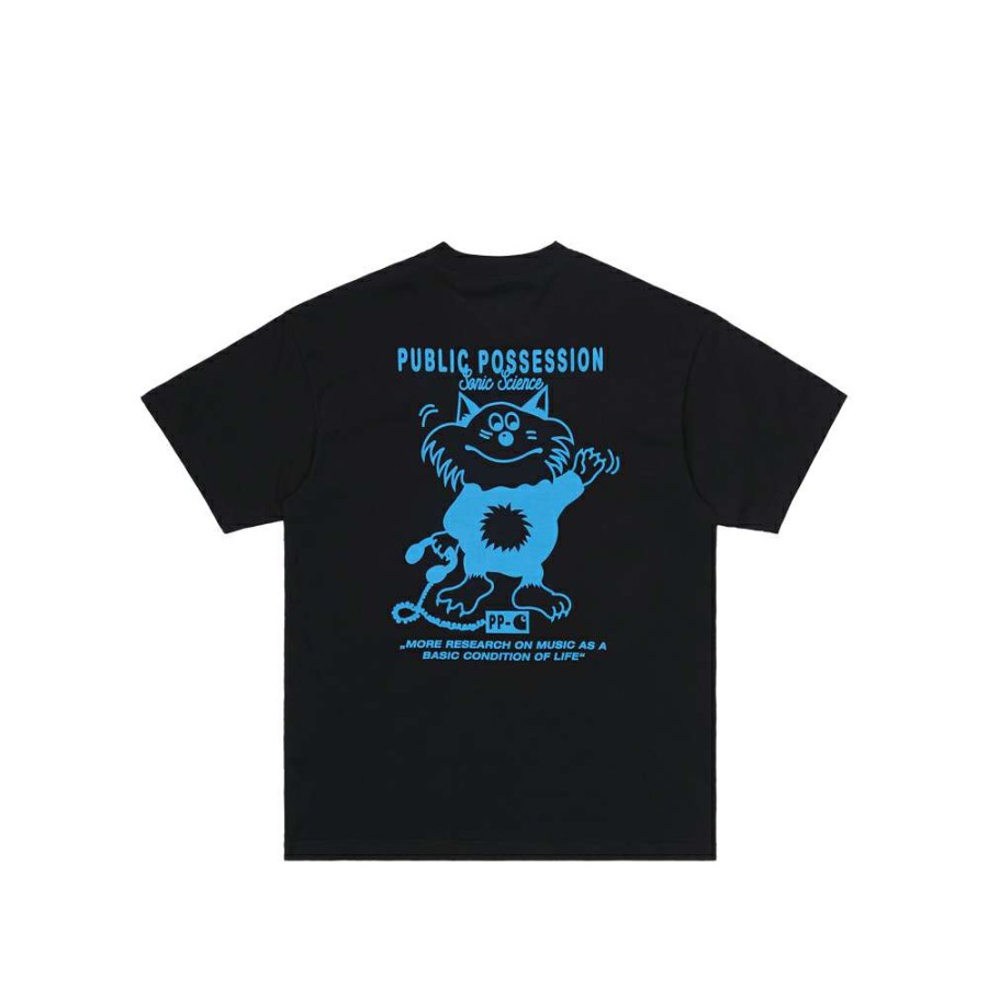 T-Shirts & Polo * | Carhartt Wip X Public Possession S/S T-Shirt Black/Blue I029379-9 Discount