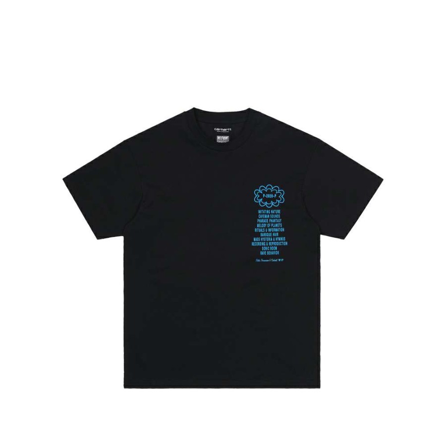 T-Shirts & Polo * | Carhartt Wip X Public Possession S/S T-Shirt Black/Blue I029379-9 Discount