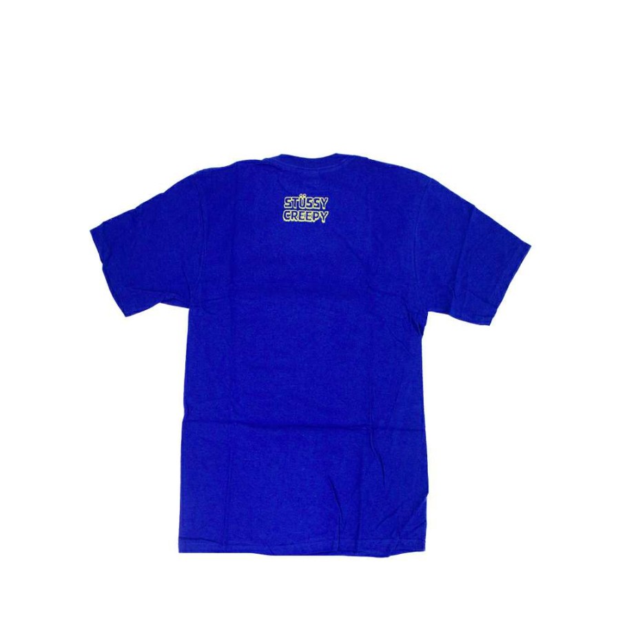 Heritage * | Stussy Customade X Creepy Group Blue Tee Limited Edition Ffsc3902217 Promotion