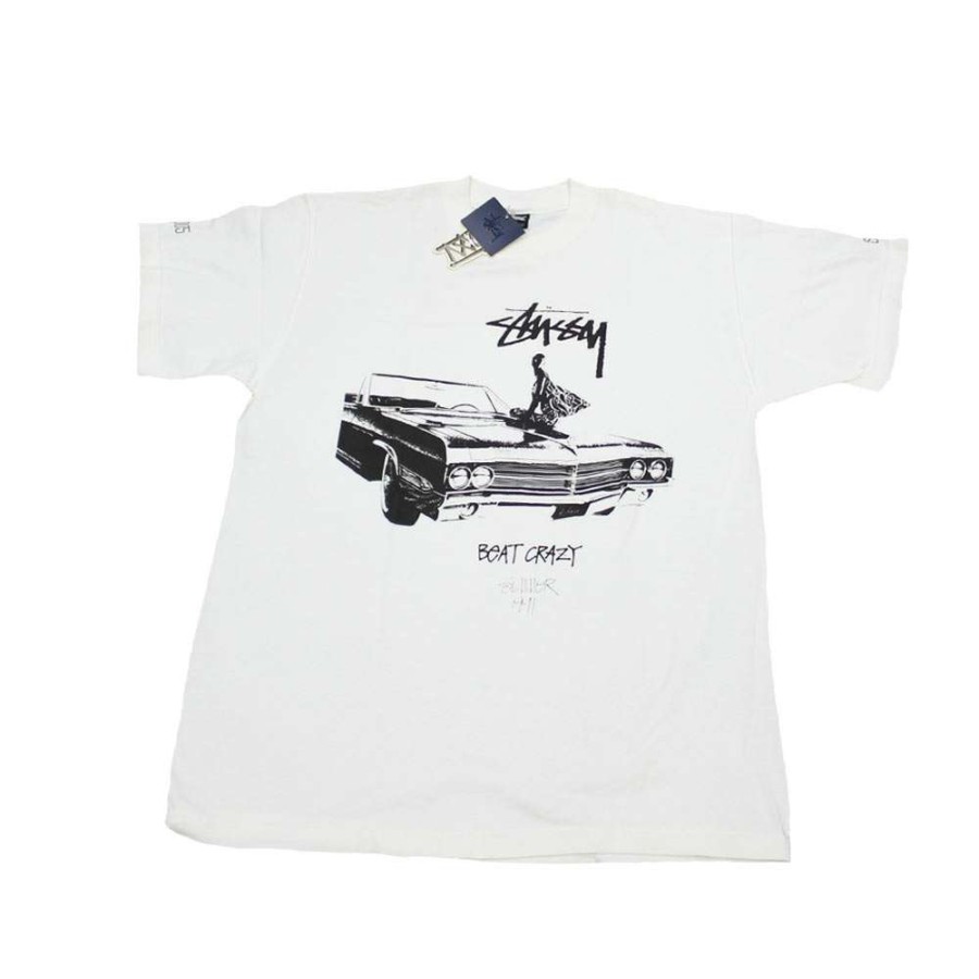 Heritage * | Stussy Beat Crazy Logo Heritage T-Shirt Xxv Anniversary Limited Edition Promotion