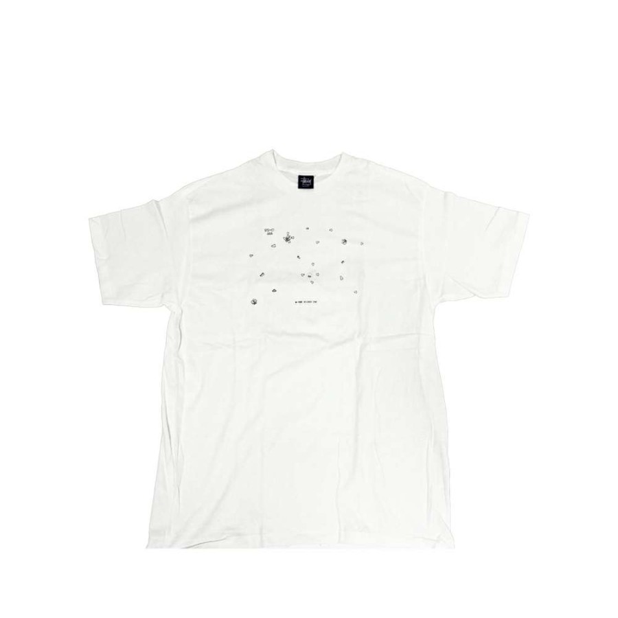 Heritage * | Stussy Space Invaders White Tee Limited Edition Promotion