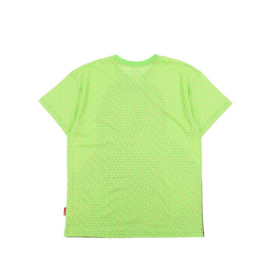 T-Shirts & Polo * | Napapijri By Martine Rose S-Bossiney T-Shirt Green Aop Np0A4Ed9Fz11 Promotion