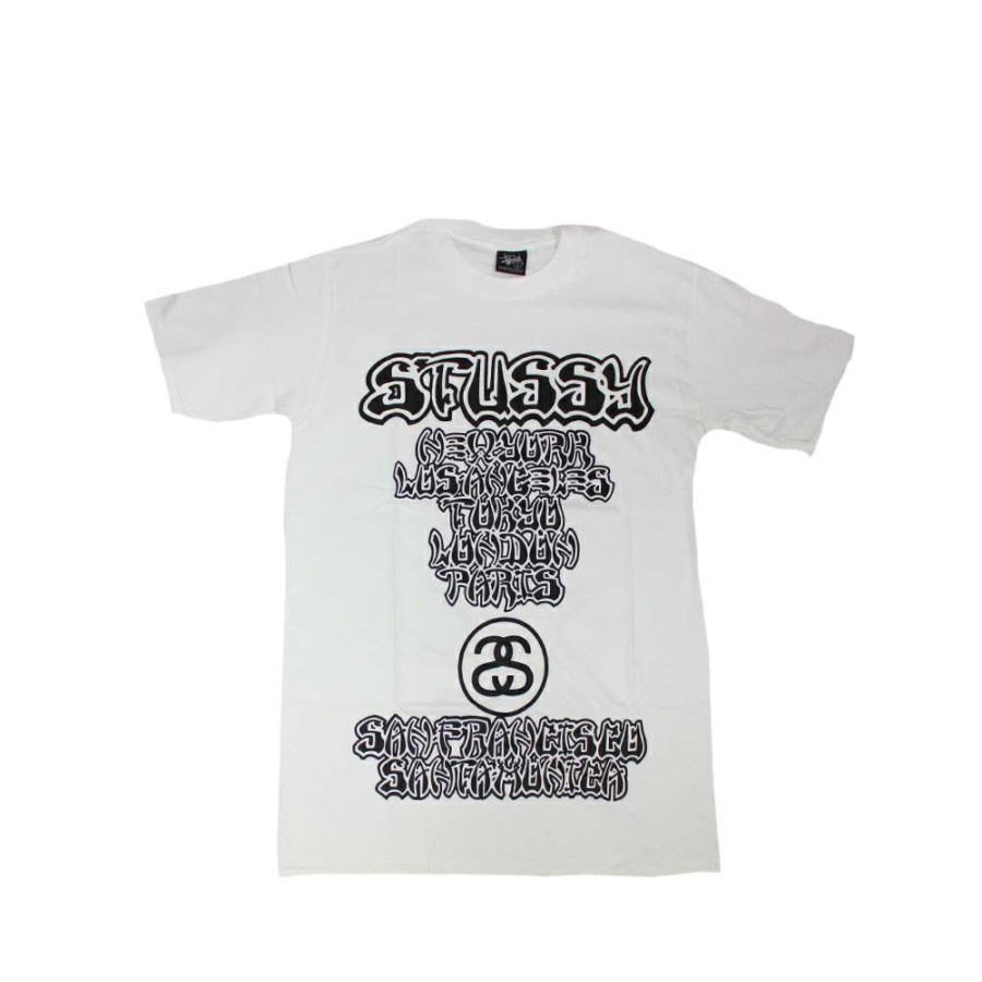 Heritage * | Stussy White Tee World Tour 2006 Wes Humpston Limited Edition Promotion