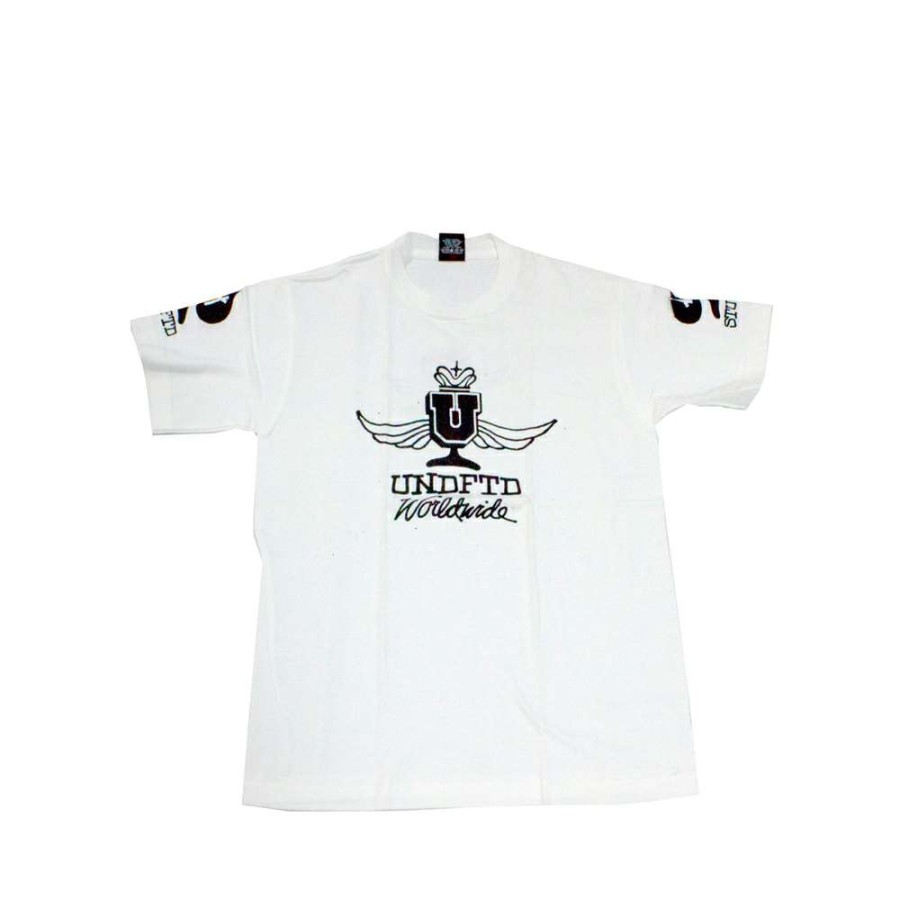 Heritage * | Stussy X Undefeated Worldwide T-Shirt White Limited Edition Promotion