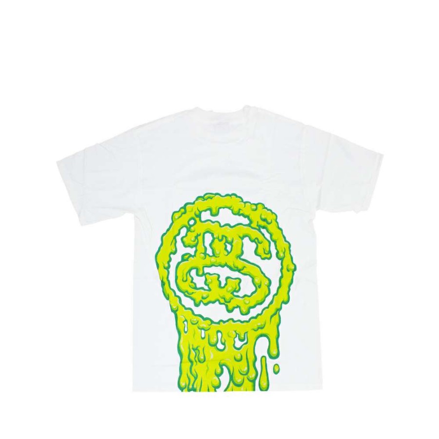 Heritage * | Stussy Customade Blob White Tee Limited Edition Fcsc1902005 Sale