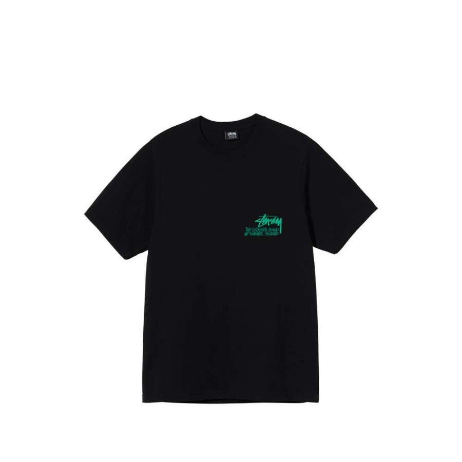 T-Shirts & Polo * | Stussy Sound Of Summer Tee Black 1904692 Sale