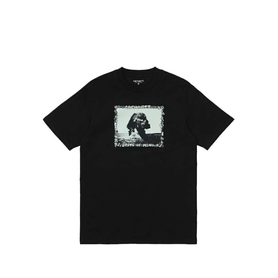 T-Shirts & Polo * | Carhartt Wip S/S Sphinx T-Shirt Black I029053-19 Discount