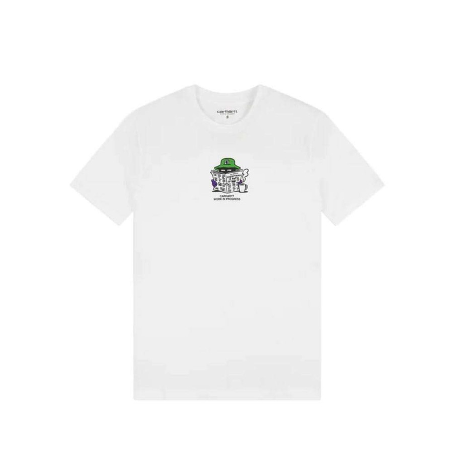 T-Shirts & Polo * | Carhartt Wip Everything Is Awful T-Shirt White I028742-02-00 Discount