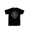 Heritage * | Stussy Black Logo Tee Limited Edition Discount