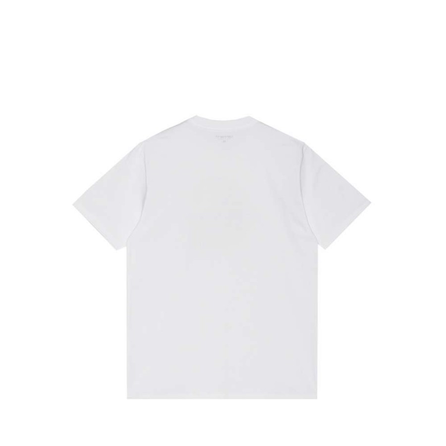 T-Shirts & Polo * | Carhartt Wip S/S Hole 19 T-Shirt White I029614-3 Promotion