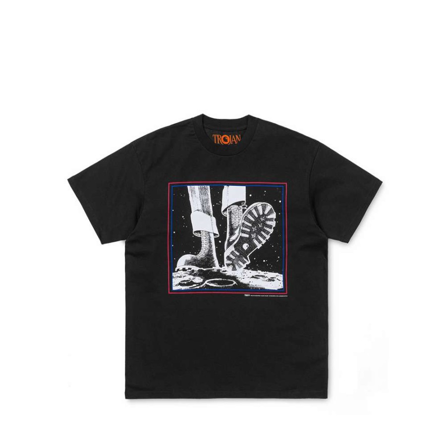 Heritage * | Carhartt Wip X Trojan Moonstomp Short Sleeve T-Shirt Black Promotion