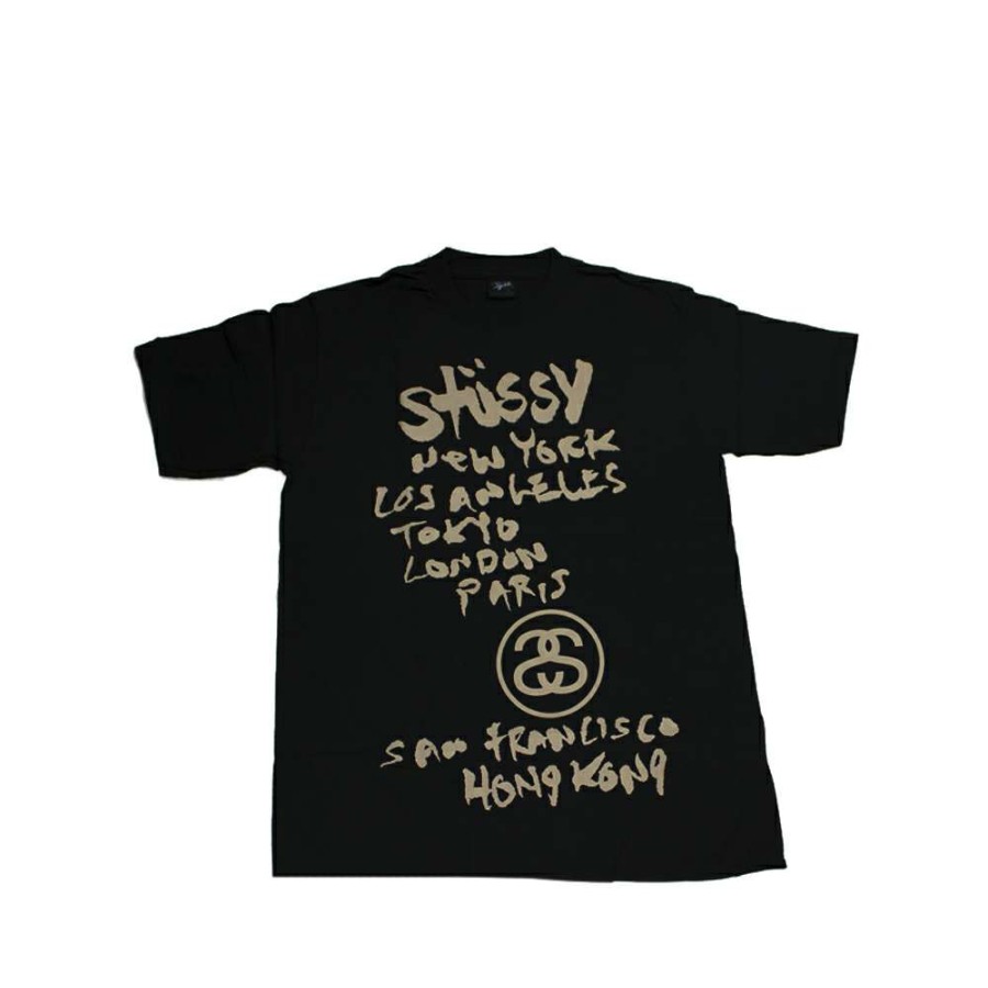 Heritage * | Stussy Black Tee World Tour 2006 Andy Jenkins Limited Edition Sale