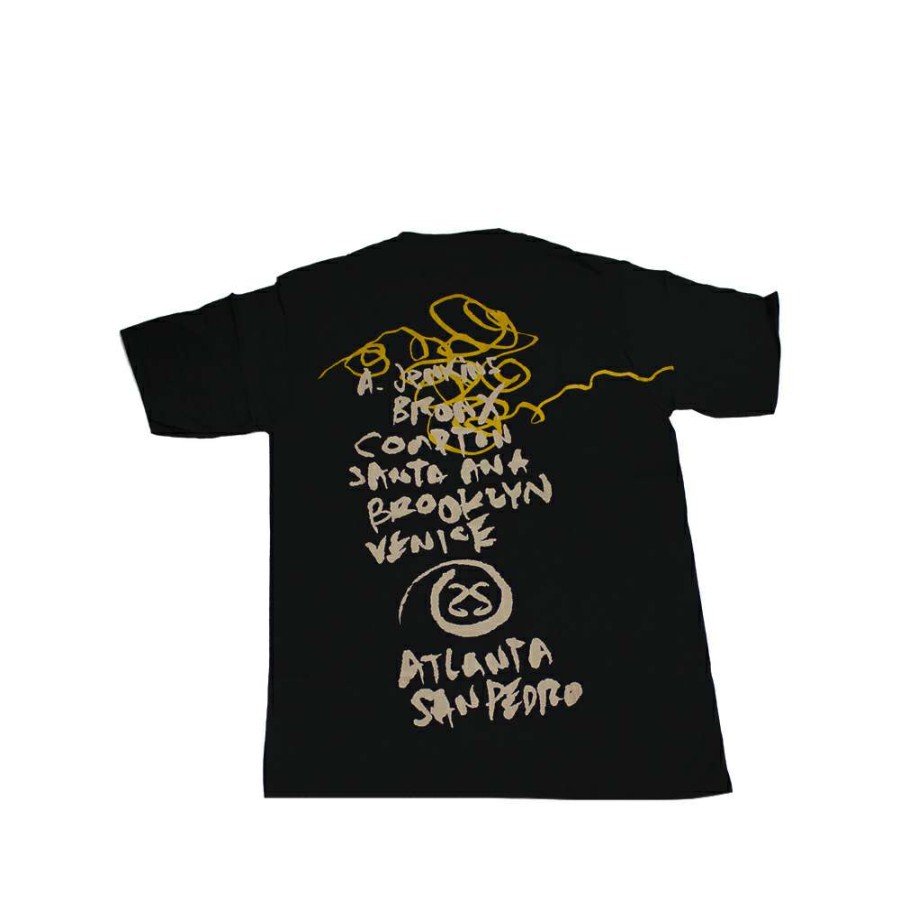 Heritage * | Stussy Black Tee World Tour 2006 Andy Jenkins Limited Edition Sale