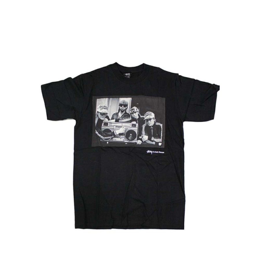 Heritage * | Stussy Black Sc Ss Josh Cheuse Tee Limited Edition Promotion