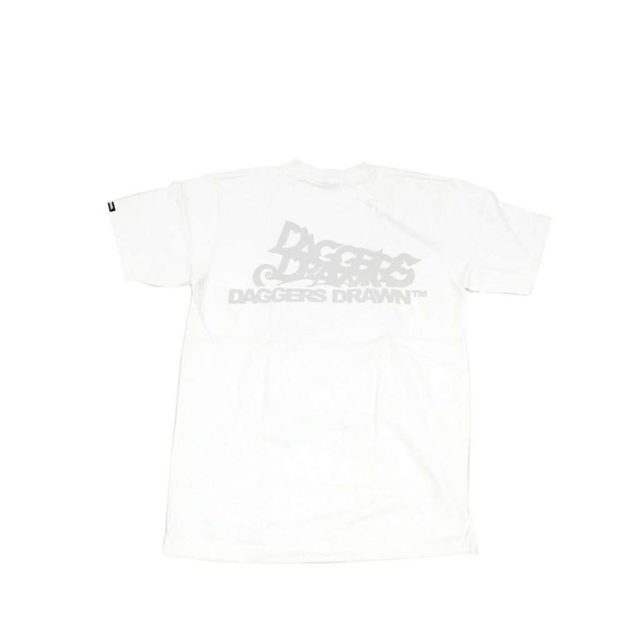 Heritage * | Stussy Customade Daggers Drawn Molotov White Tee Limited Edition Promotion