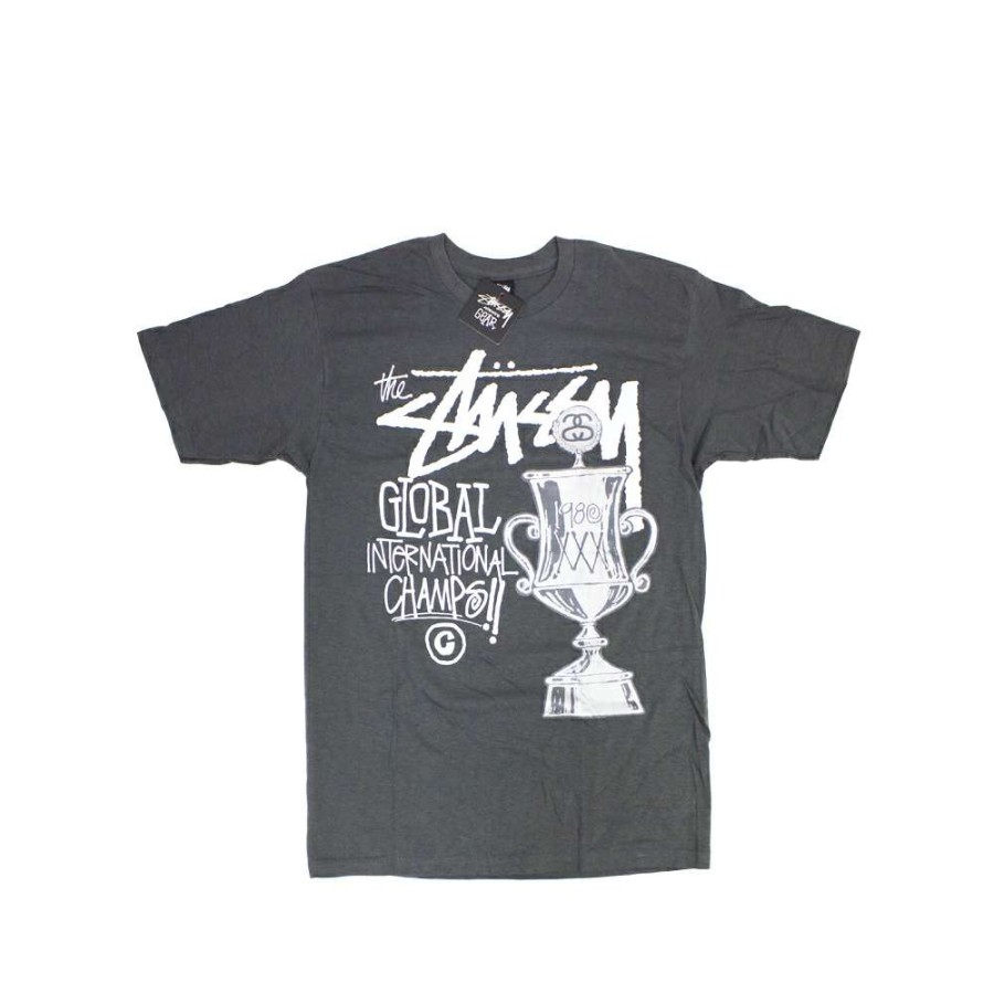 Heritage * | Stussy Champs!! Xxx Anniversary Anthracite Tee Limited Edition 1902343 Promotion