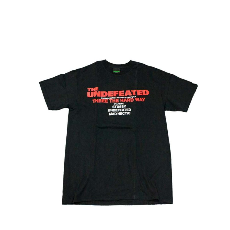 Heritage * | Stussy Undefeated Realmad Hectic 3 The Hard Way T-Shirt Black Promotion