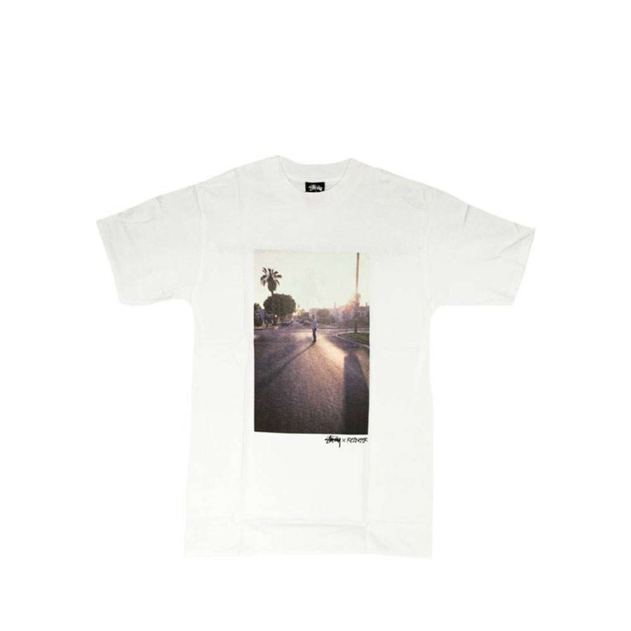 Heritage * | Stussy X Ripzinger White Sc Street Tee Limited Edition Fcsc1901975 Sale