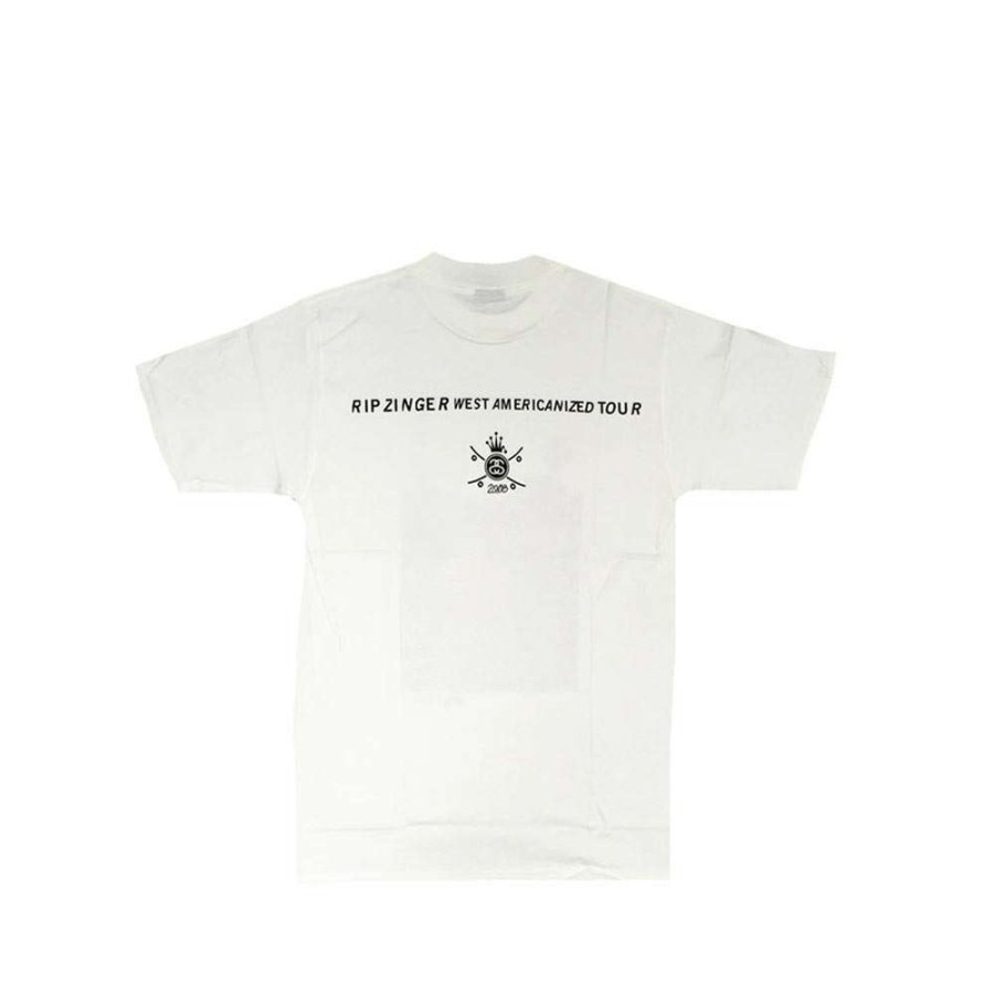 Heritage * | Stussy X Ripzinger White Sc Street Tee Limited Edition Fcsc1901975 Sale