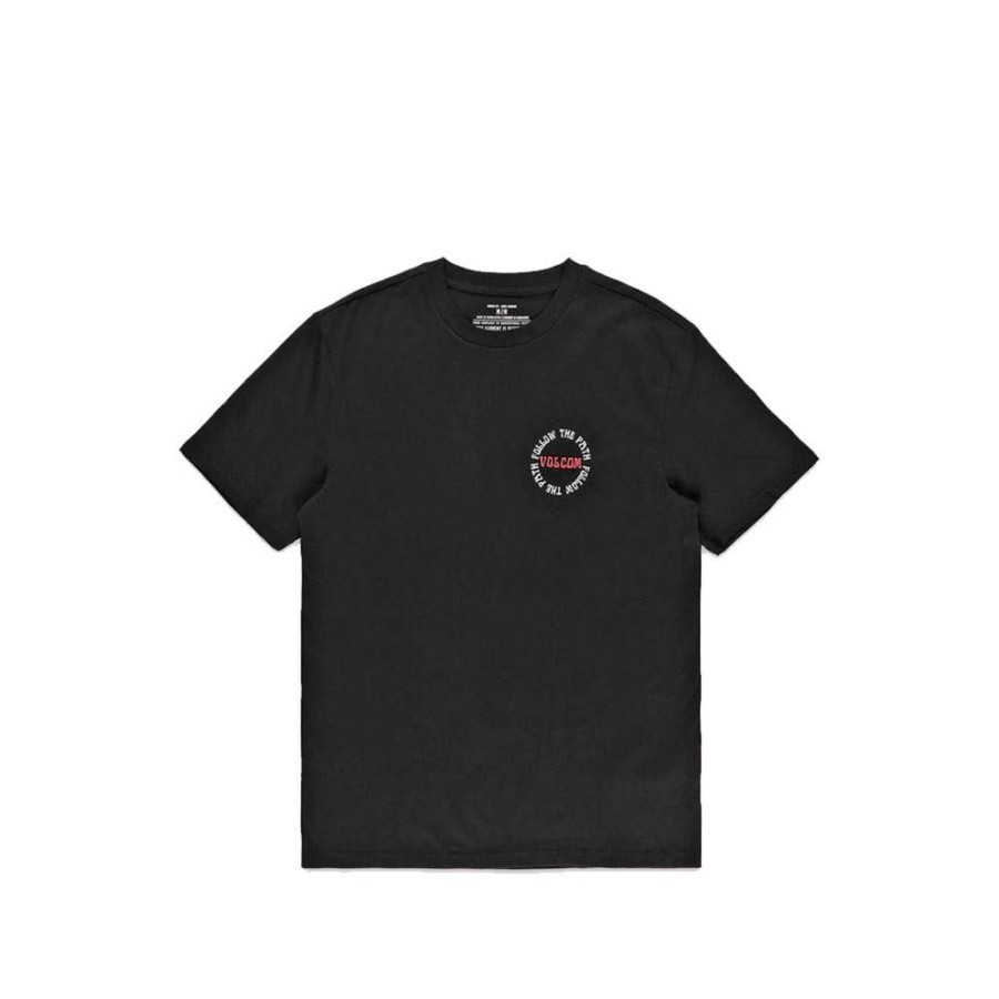 T-Shirts & Polo * | Volcom Dither Bsc Ss T-Shirt Black A3512119 Sale