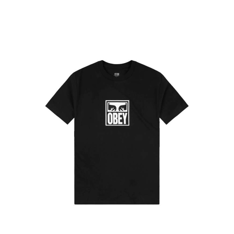 T-Shirts & Polo * | Obey Eyes Icon 3 Classic T-Shirt Black 165262712 Promotion