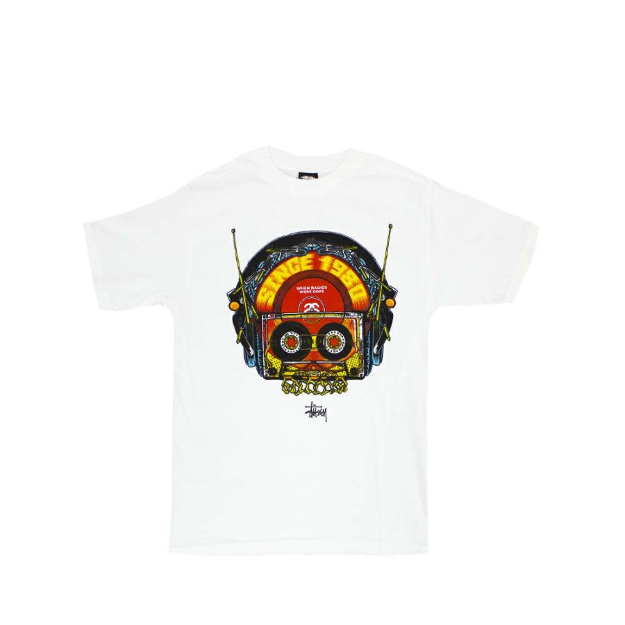 Heritage * | Stussy Customade X Mark Ward Musikull White Tee Limited Edition Sdsc3901996 Sale