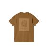 T-Shirts & Polo * | Carhartt Wip S/S Verse Patch T-Shirt Hamilton Brown/Garment Dyed I0340667-23 Sale