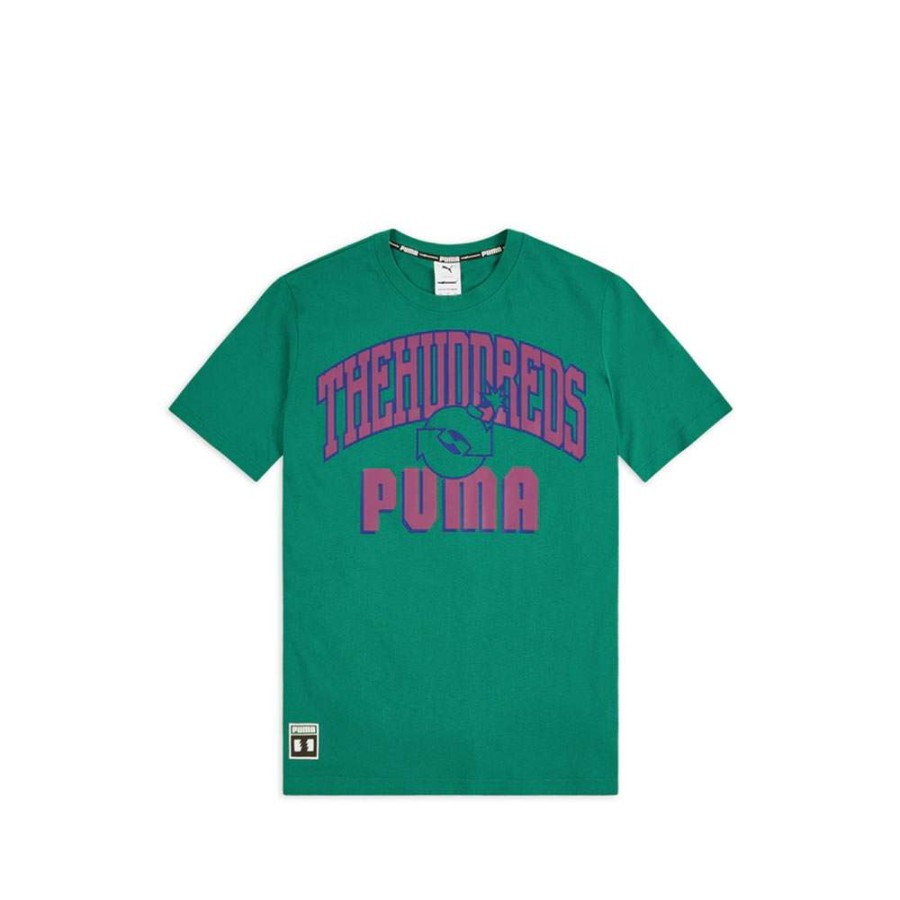 T-Shirts & Polo * | Puma X The Hundreds T-Shirt Dark Green 598314-90 Promotion