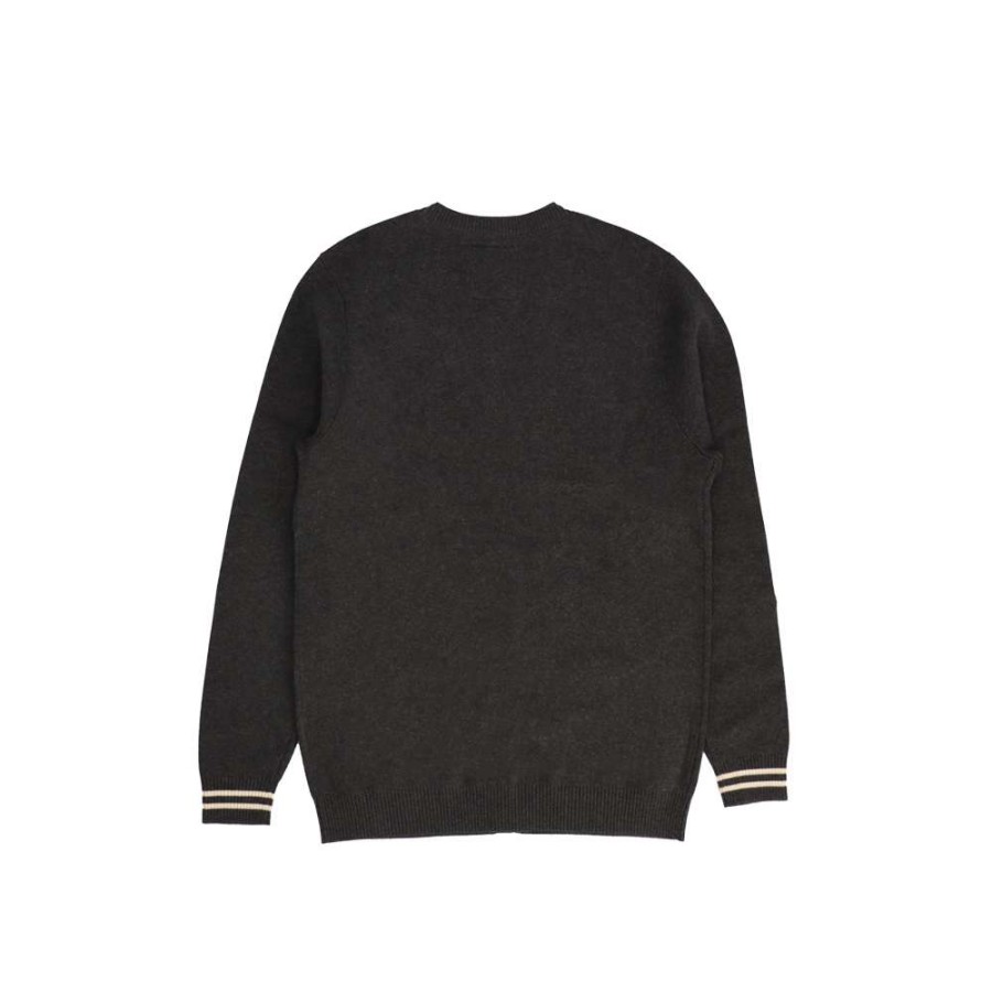 T-Shirts & Polo * | Vans Anaheim Needlework Cardigan Skull Black Vn0A5Kd1Blk Discount