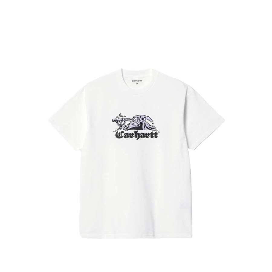 T-Shirts & Polo * | Carhartt Wip S/S Bright Future T-Shirt White I030193-5 Sale