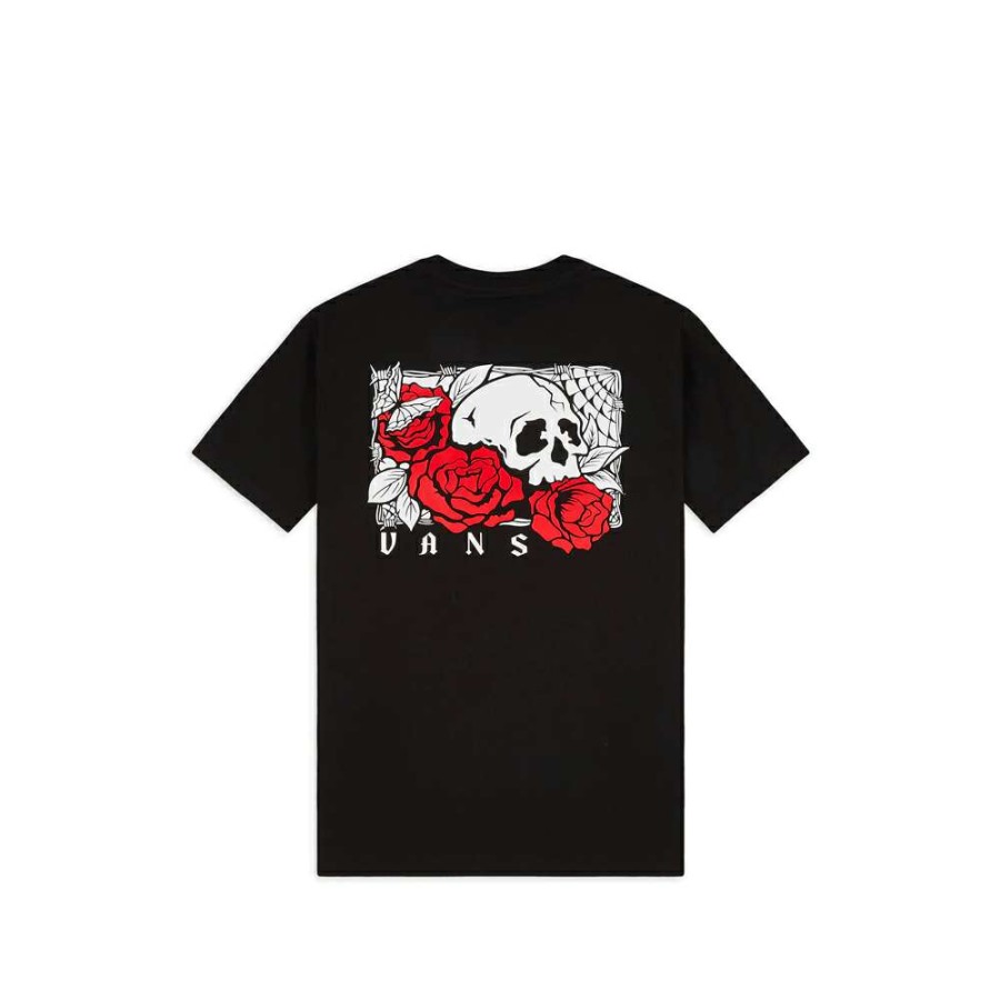 T-Shirts & Polo * | Vans Rose Bed T-Shirt Black Vn0A54Cv Promotion