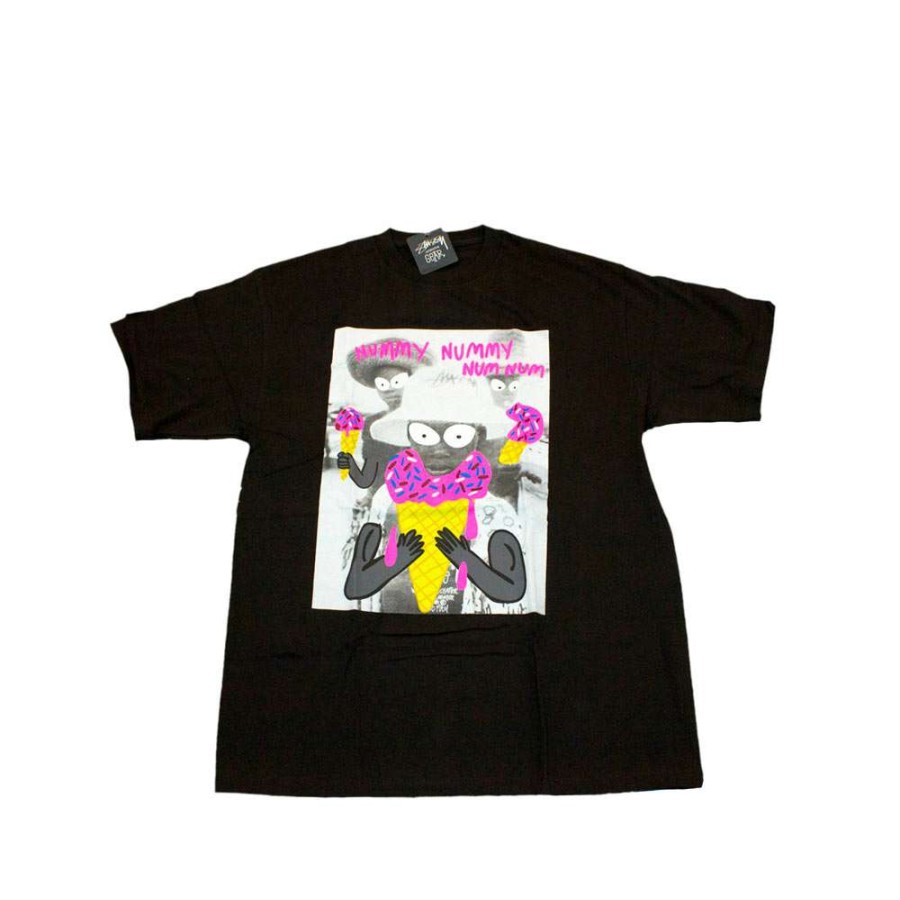 Heritage * | Stussy X Reas Nummy Num Num Tee Black Limited Edition Discount