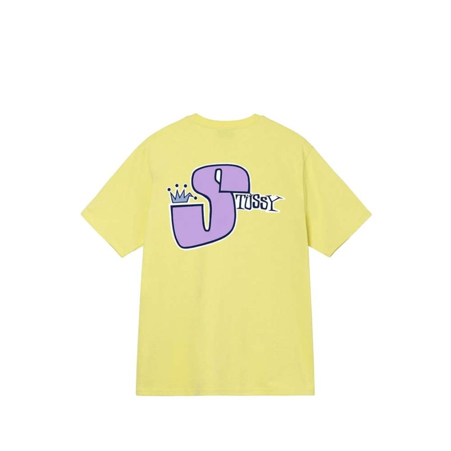 T-Shirts & Polo * | Stussy Phat S Tee Yellow 1904766 Discount