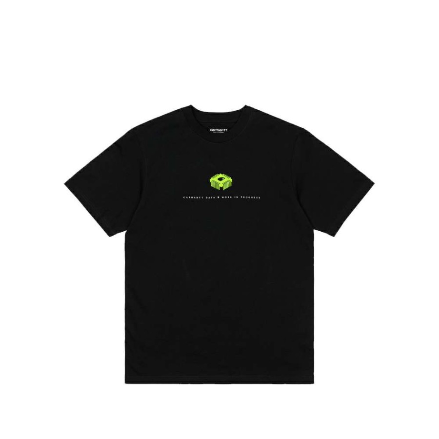 T-Shirts & Polo * | Carhartt Wip S/S Wip Data T-Shirt Black I029055-19 Sale