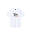 T-Shirts & Polo * | Stussy International Tee White 3903517 Promotion