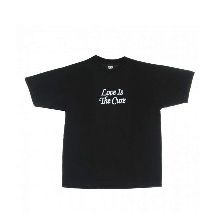 T-Shirts & Polo * | Obey Love Is The Cure 2 T-Shirt Off Black 166912762 Promotion