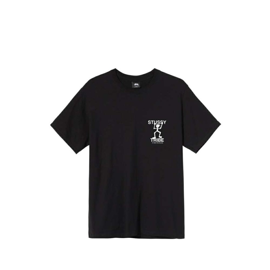 T-Shirts & Polo * | Stussy Warrior Tribe Tee Black 1904632 Promotion