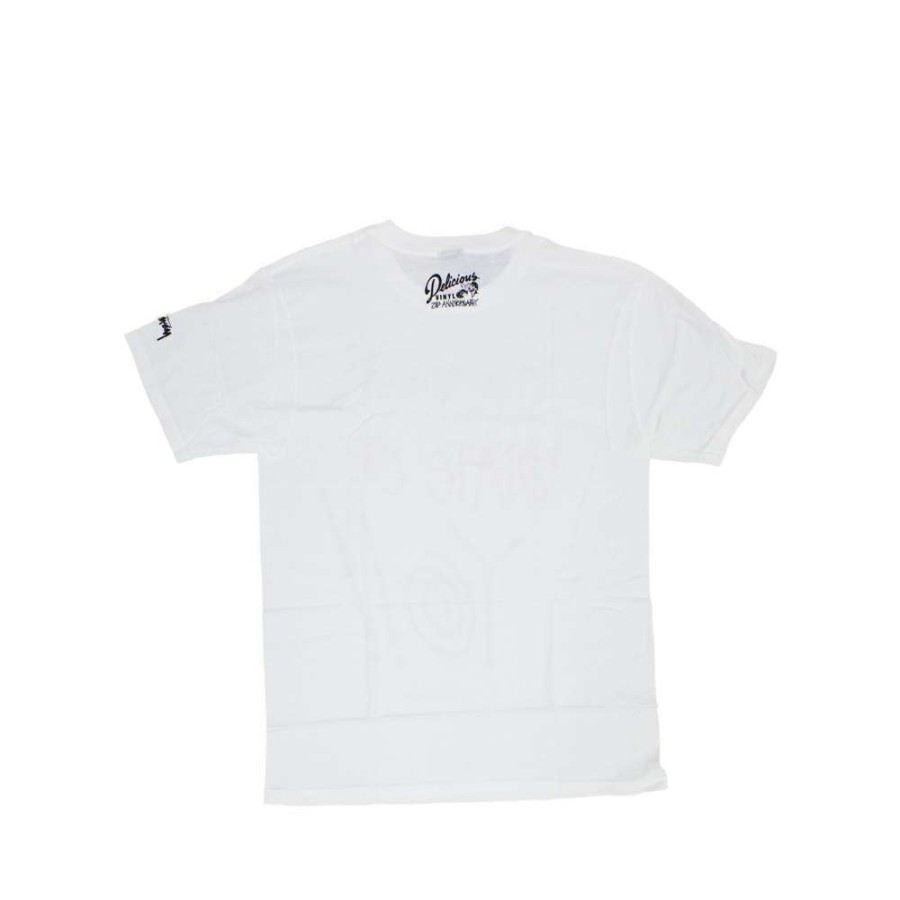 Heritage * | Stussy X Delicious Vinyl State Of Yo!! White Tee Limited Edition 3902371 Discount