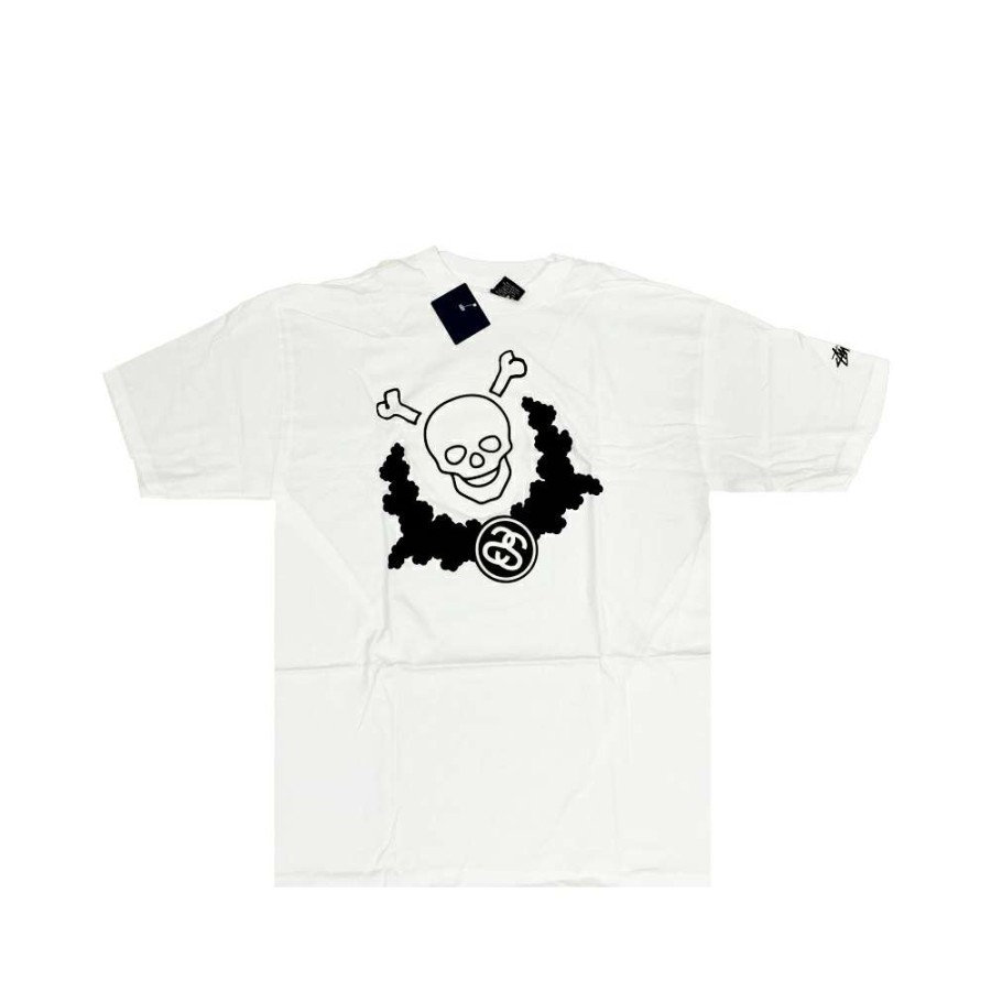 Heritage * | Stussy Skull White Tee Limited Edition Promotion