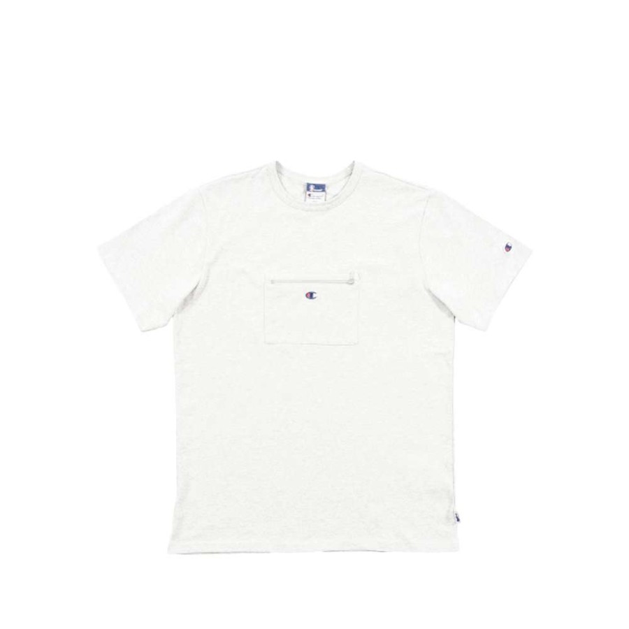 T-Shirts & Polo * | Champion X Beams Passport Pocket T-Shirt White 211877 Promotion