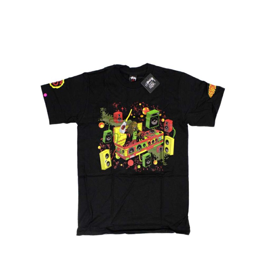 Heritage * | Stussy Customade Rasta Dracula Black Tee Limited Edition Fcsc1901914 Promotion