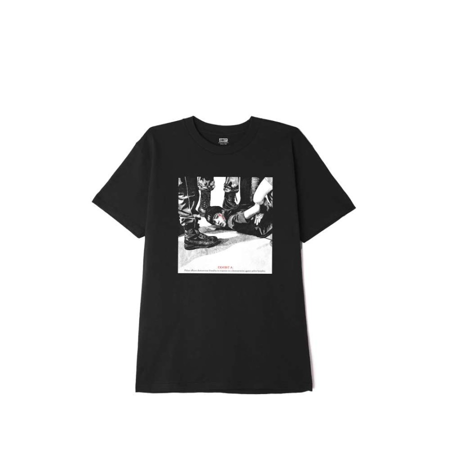 T-Shirts & Polo * | Obey High Cost Of Free Speech T-Shirt Black 165262903 Discount