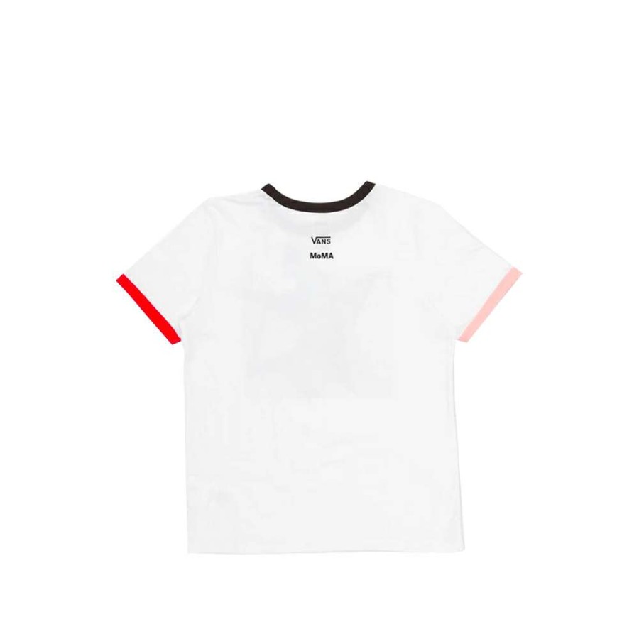 T-Shirts & Polo * | Vans X Moma Lyubov Popova T-Shirt White Vn0A4Sc522J1 Discount