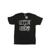 Heritage * | Stussy X Delicious Vinyl Sittin' On Chrome Black Tee Limited Edition 3902373 Discount