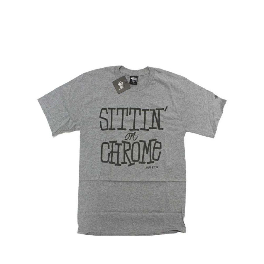 Heritage * | Stussy X Delicious Vinyl Sittin' On Chrome Coal Tee Limited Edition 3902373 Promotion